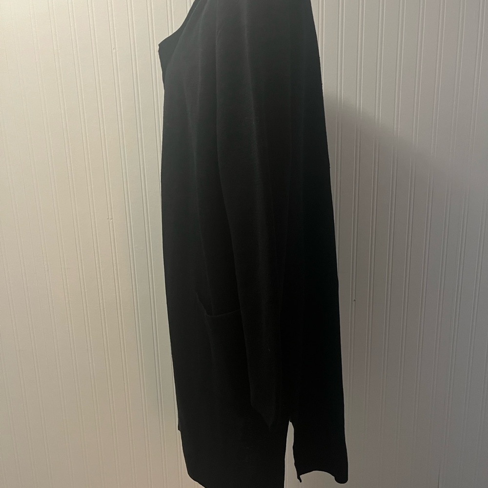 J. Crew Black Knit Sweater/Coat - Picture 4 of 8